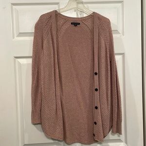 American Eagle light pink/nude cardigan